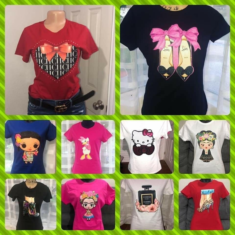 T-Shirts different colors an size from small to XL